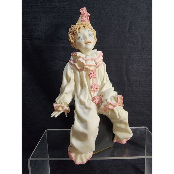 Signed Bonni Porter Bisque Porcelain Clown #17 of 50. - Picture 1 of 5